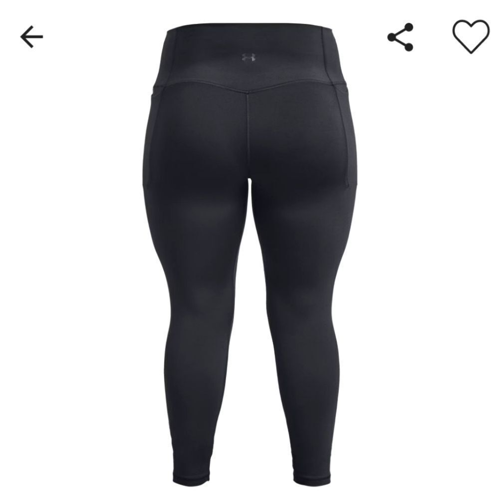 Under Armour Plus Rival Fleece Sweatshirt & UA  Meridian Fitted Leggings Set 3X - Picture 12 of 16